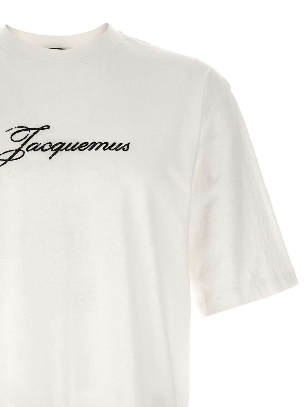 T-shirt con logo in bianco Jacquemus - unisex 