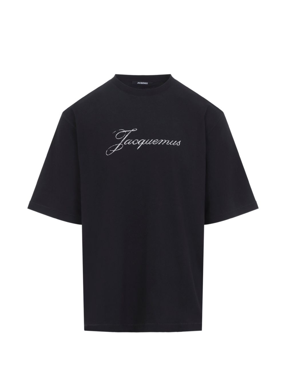 T-shirt con logo in nero 