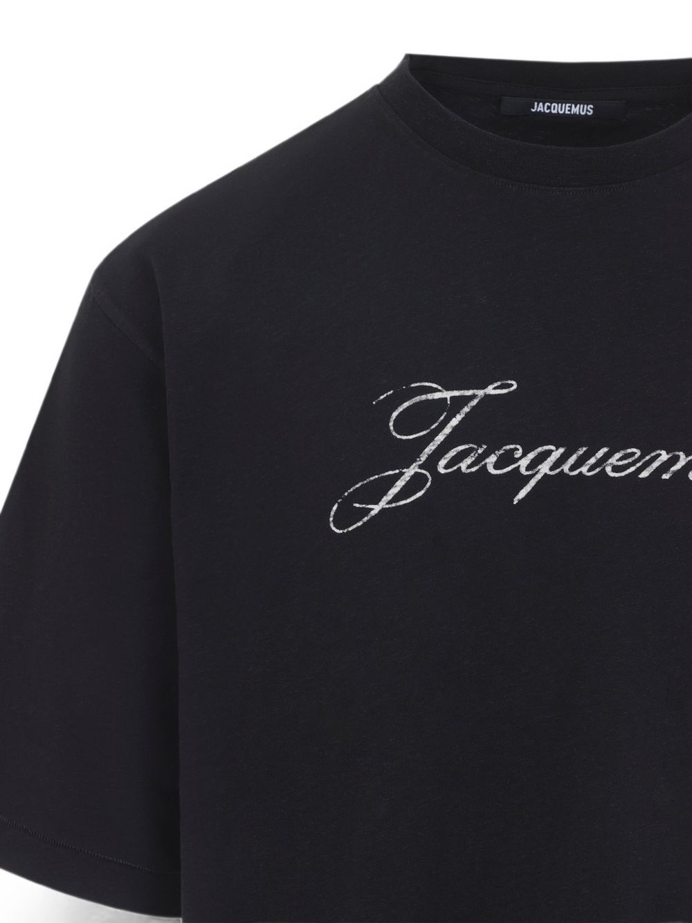T-shirt con logo in nero 
