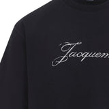 T-shirt con logo in nero 