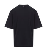 T-shirt con logo in nero 