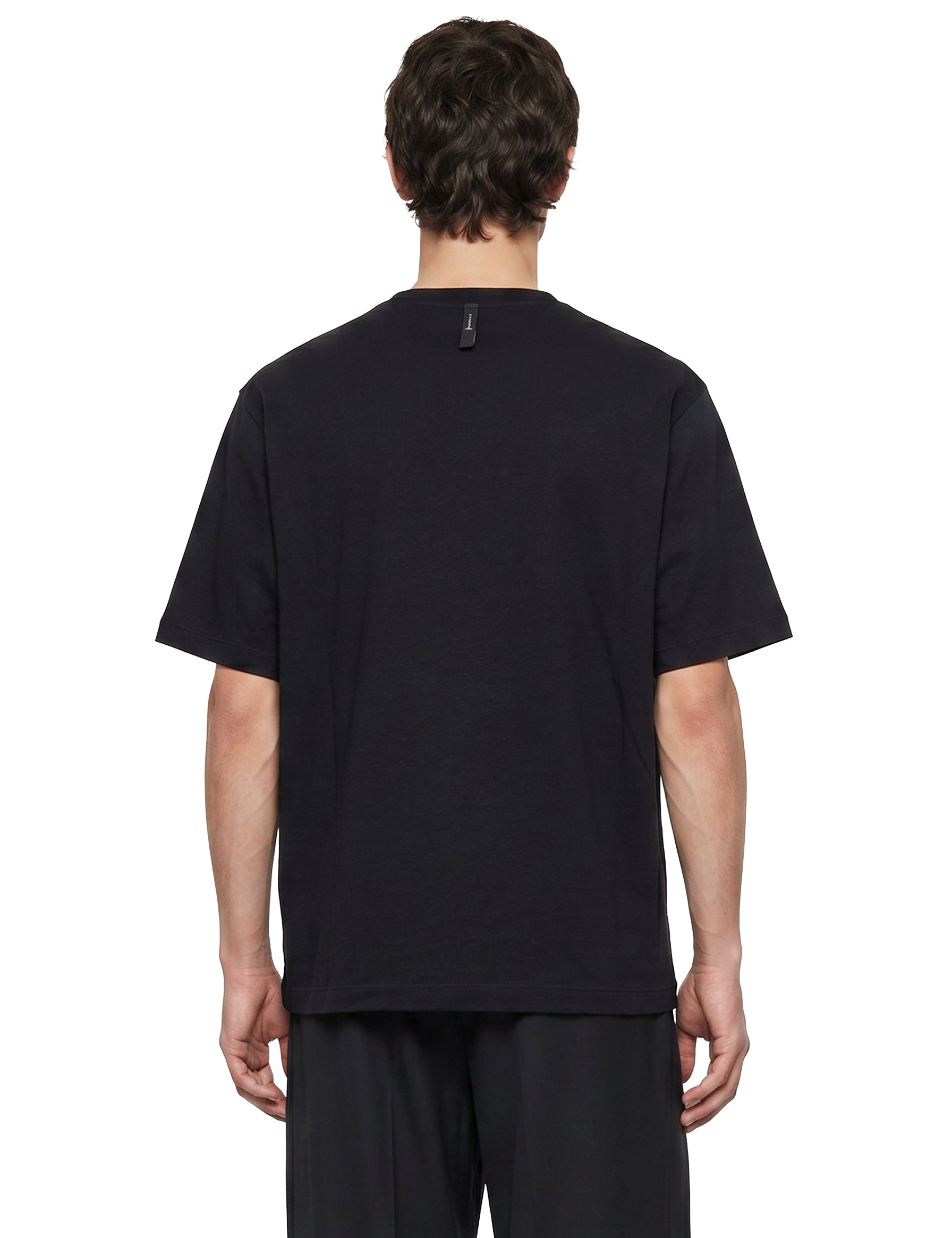 T-shirt con logo in nero 