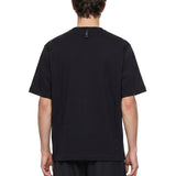 T-shirt con logo in nero 