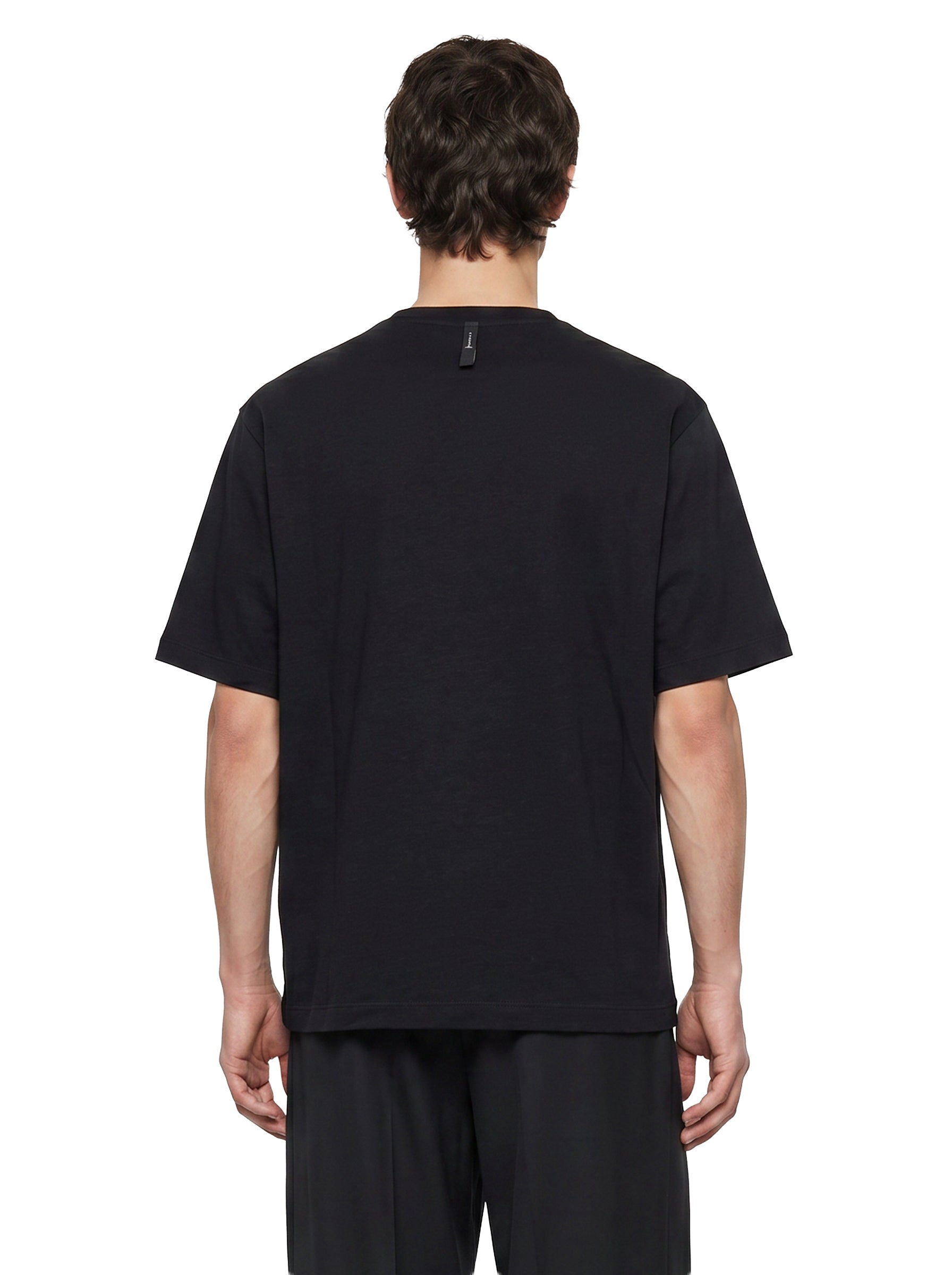 T-shirt con logo in nero 