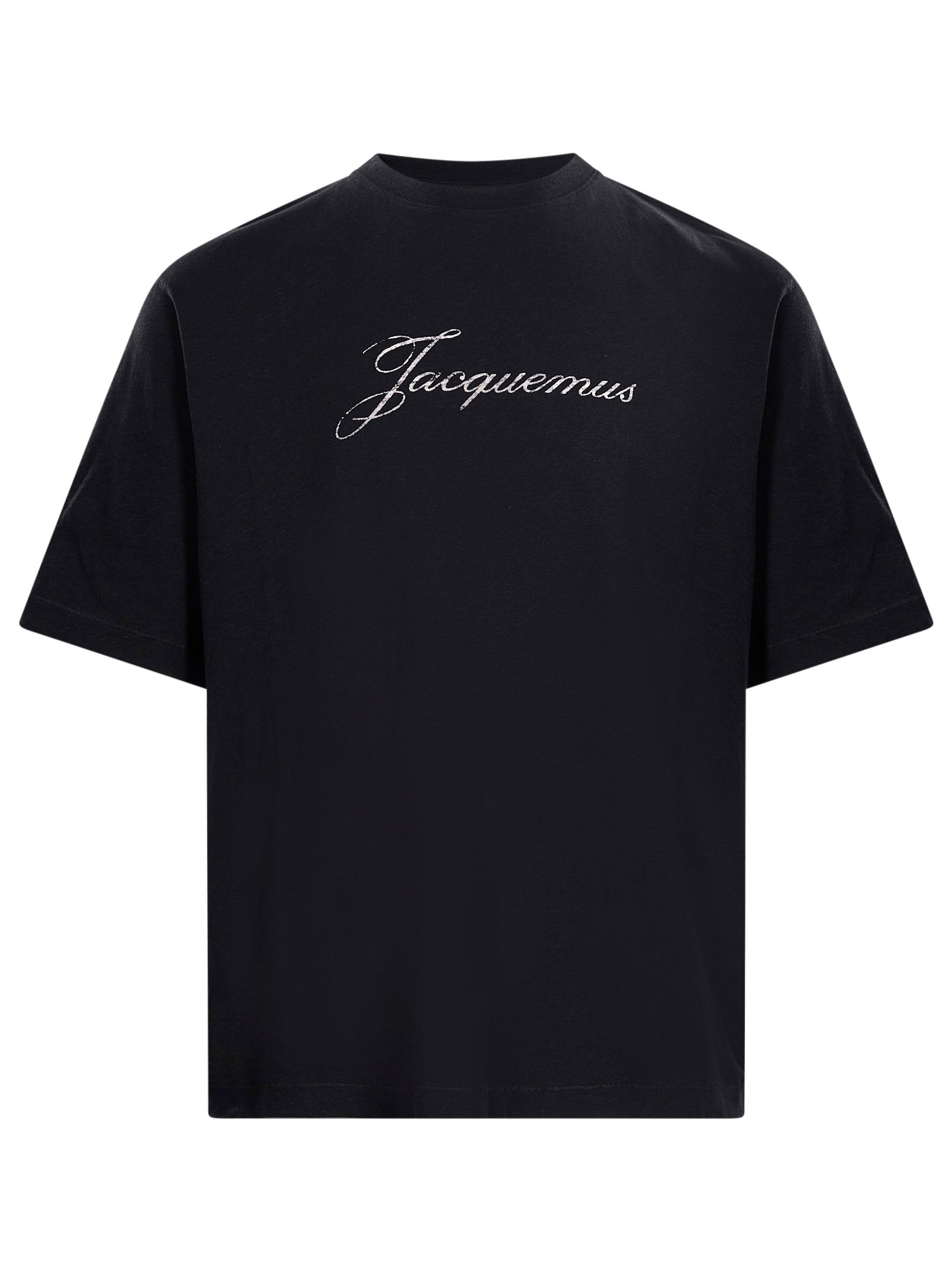 T-shirt con logo in nero 