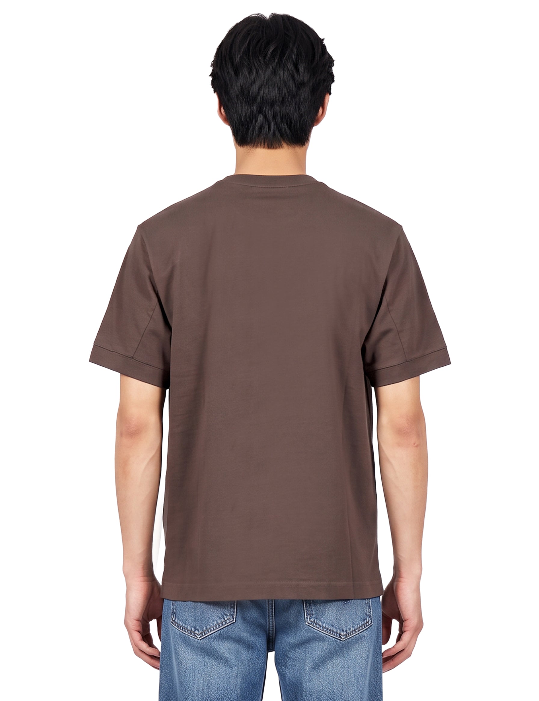 T-shirt Montaigne MC in marrone 
