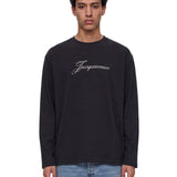 T-shirt le tshirt jacquemus in nero 