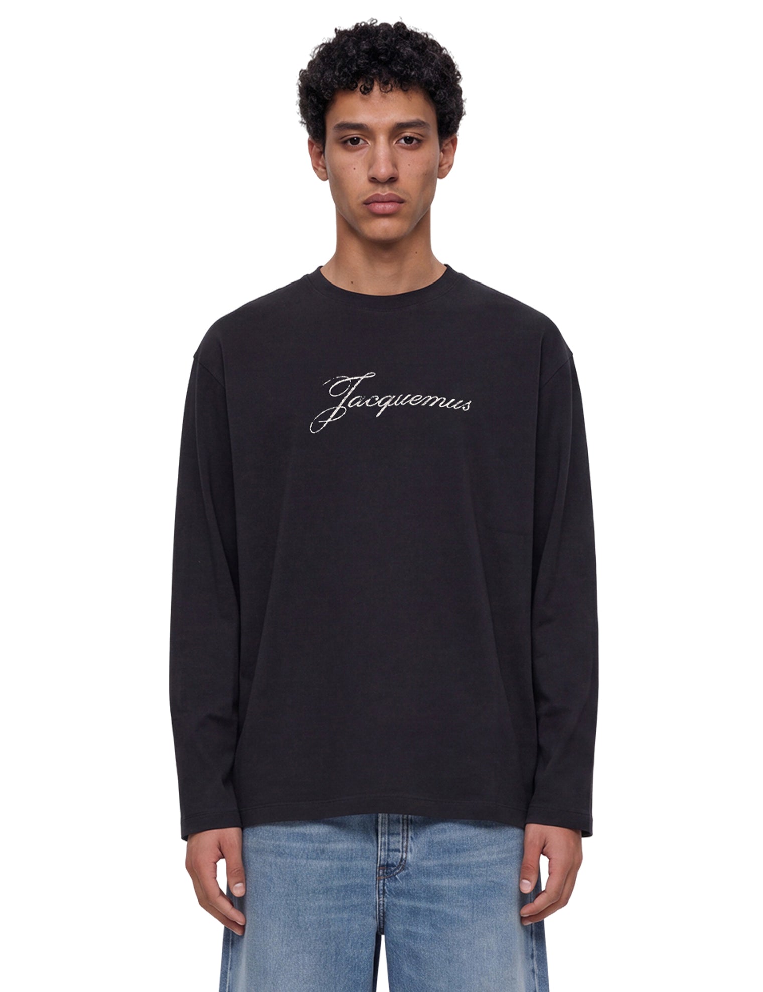 T-shirt le tshirt jacquemus in nero 