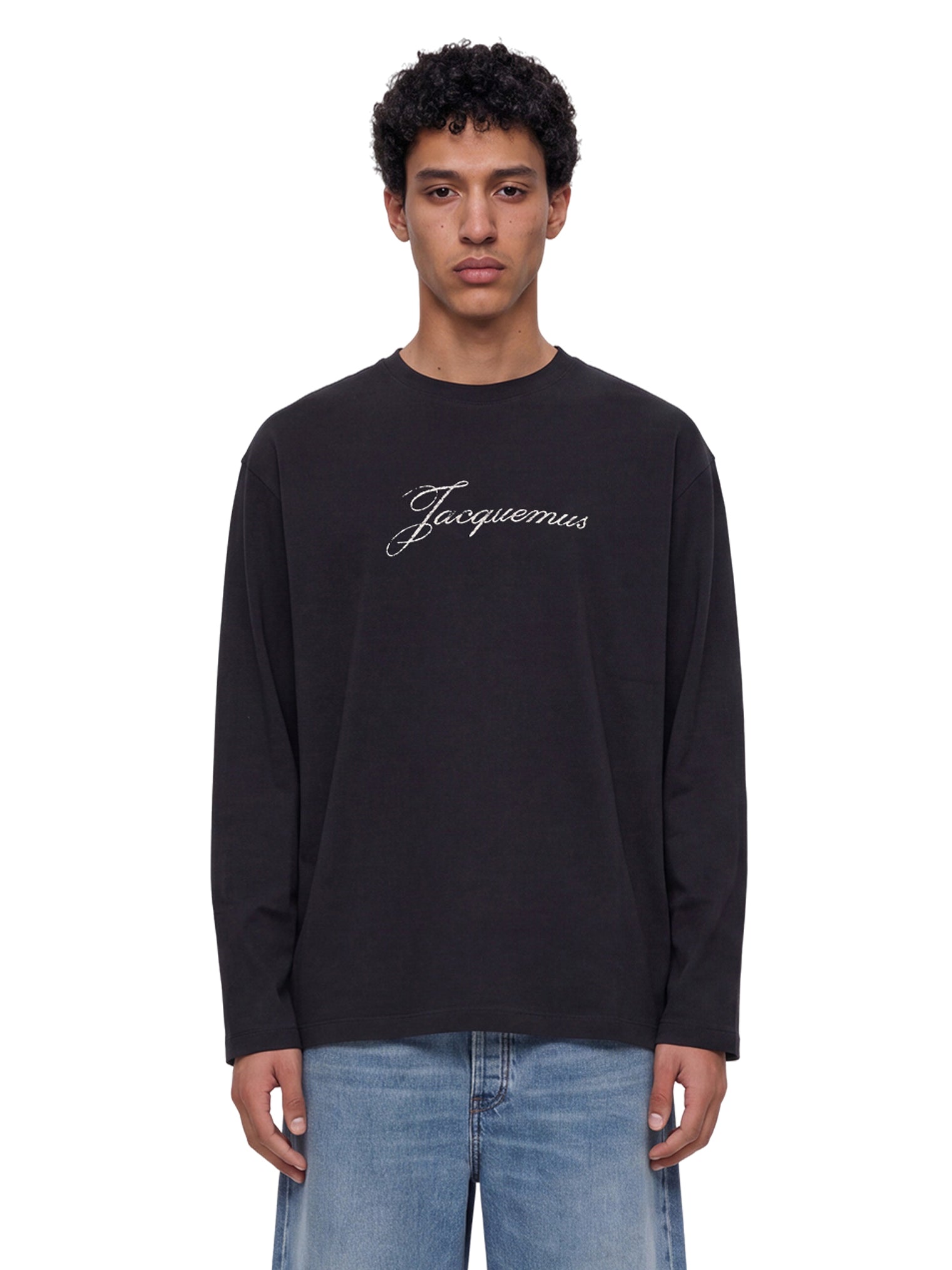 T-shirt le tshirt jacquemus in nero 