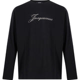 T-shirt le tshirt jacquemus in nero 
