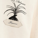 Le tshirt Palmier in avorio 