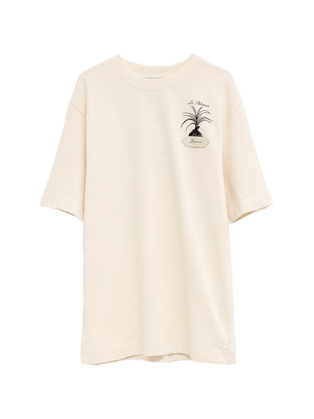 Le tshirt Palmier in avorio 