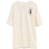 Le tshirt Palmier in avorio 