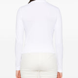 T-shirt a maniche lunghe le tshirt gros grain in bianco Jacquemus - donna 