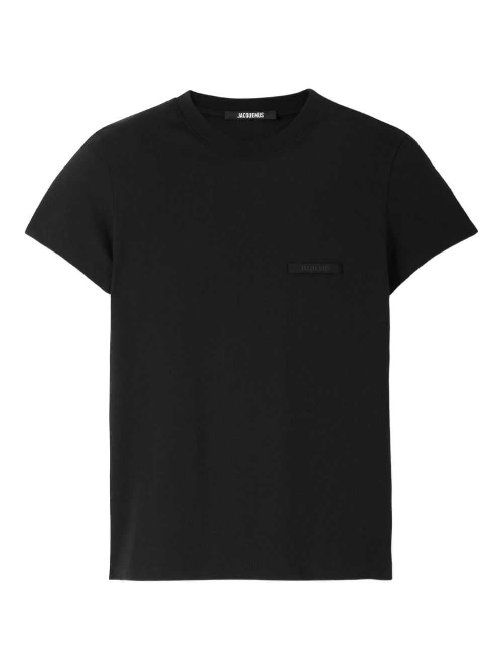 T-shirt le tshirt gros grain in nero Jacquemus - donna 