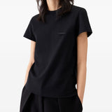 T-shirt le tshirt gros grain in nero Jacquemus - donna 