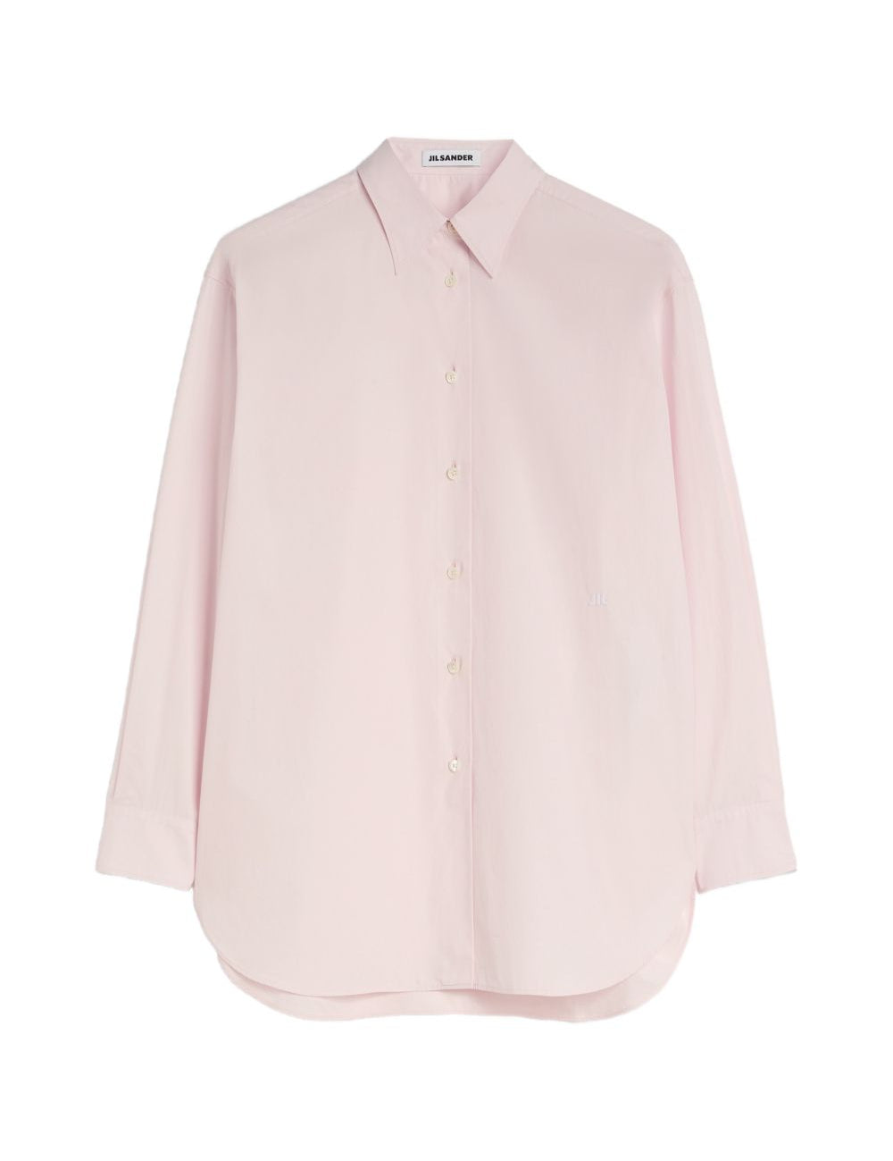 Camicia con ricamo in rosa 