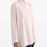 Camicia con ricamo in rosa 