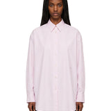 Camicia con ricamo in rosa 