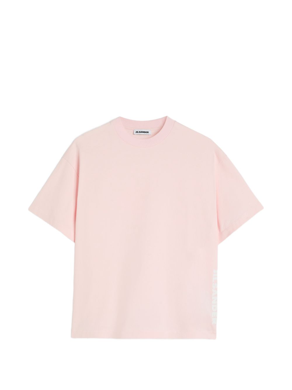 T-shirt a maniche corte con logo in rosa 