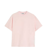 T-shirt a maniche corte con logo in rosa 