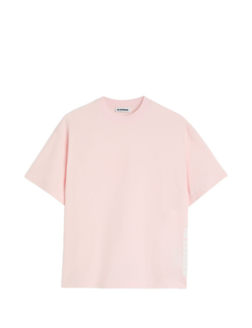 T-shirt a maniche corte con logo in rosa 