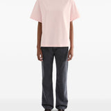 T-shirt a maniche corte con logo in rosa 