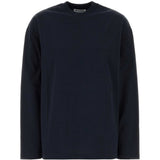T-shirt a maniche lunghe in blu 