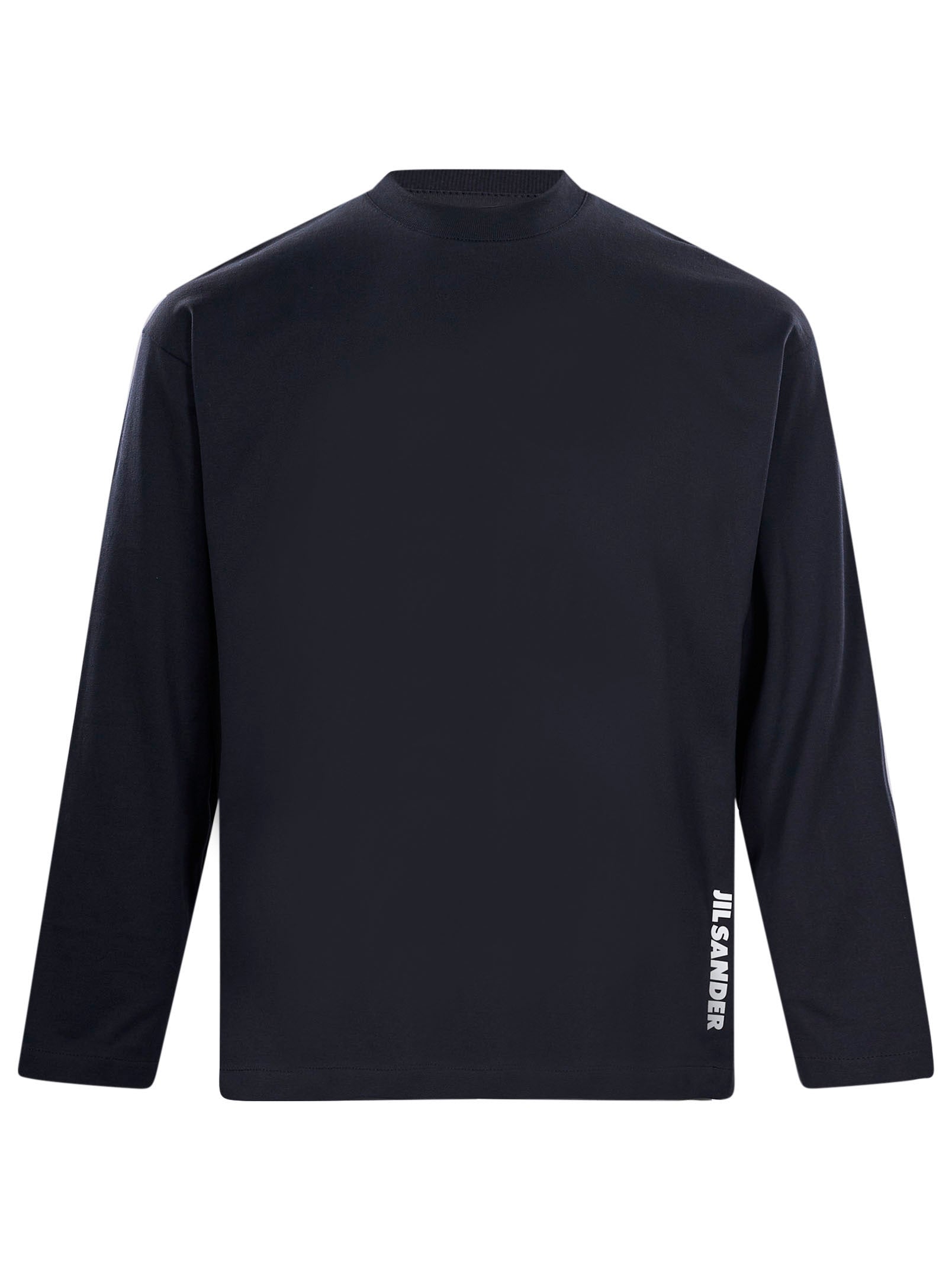 T-shirt a maniche lunghe in blu 