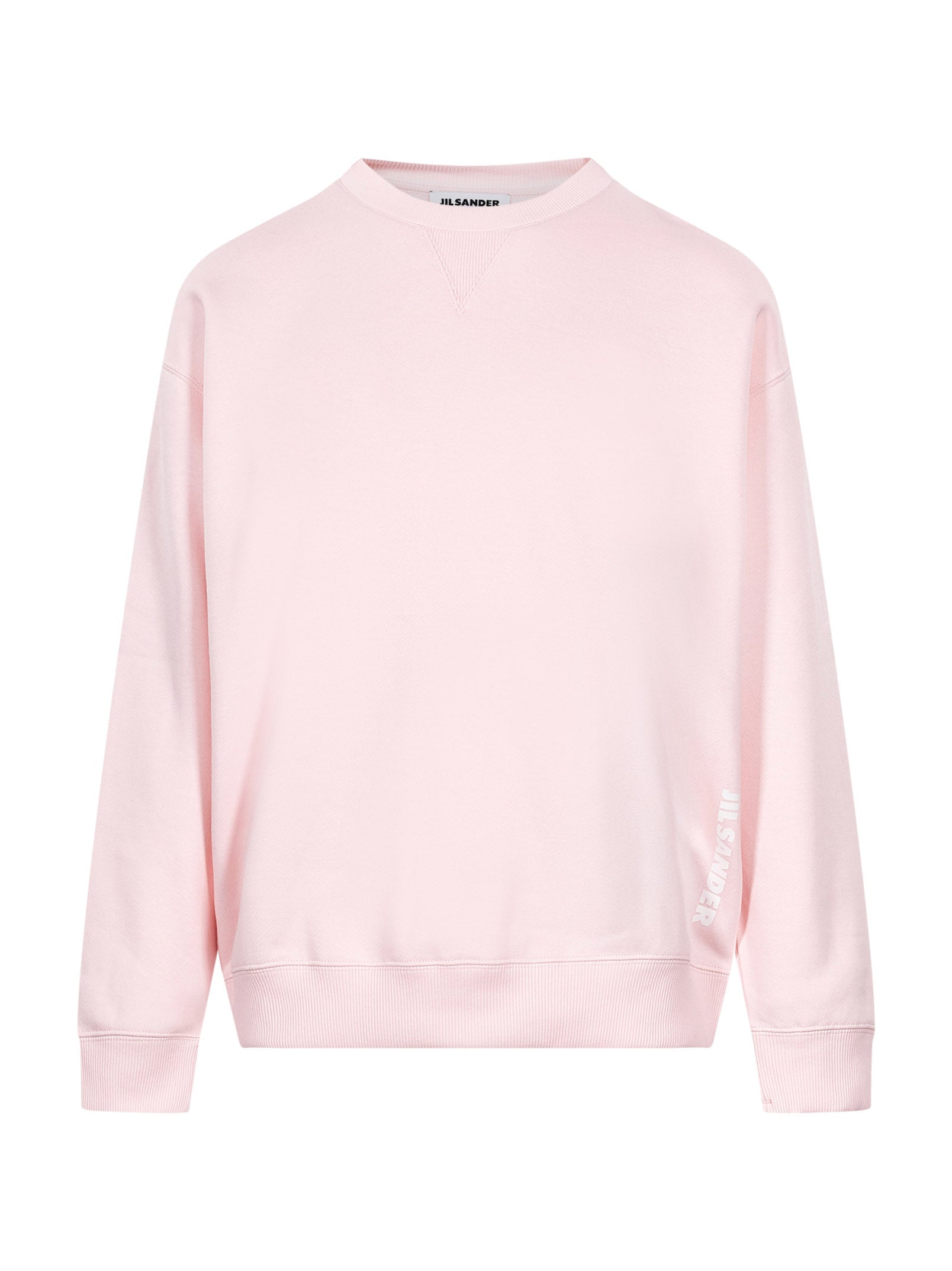 Felpa a maniche lunghe in rosa 