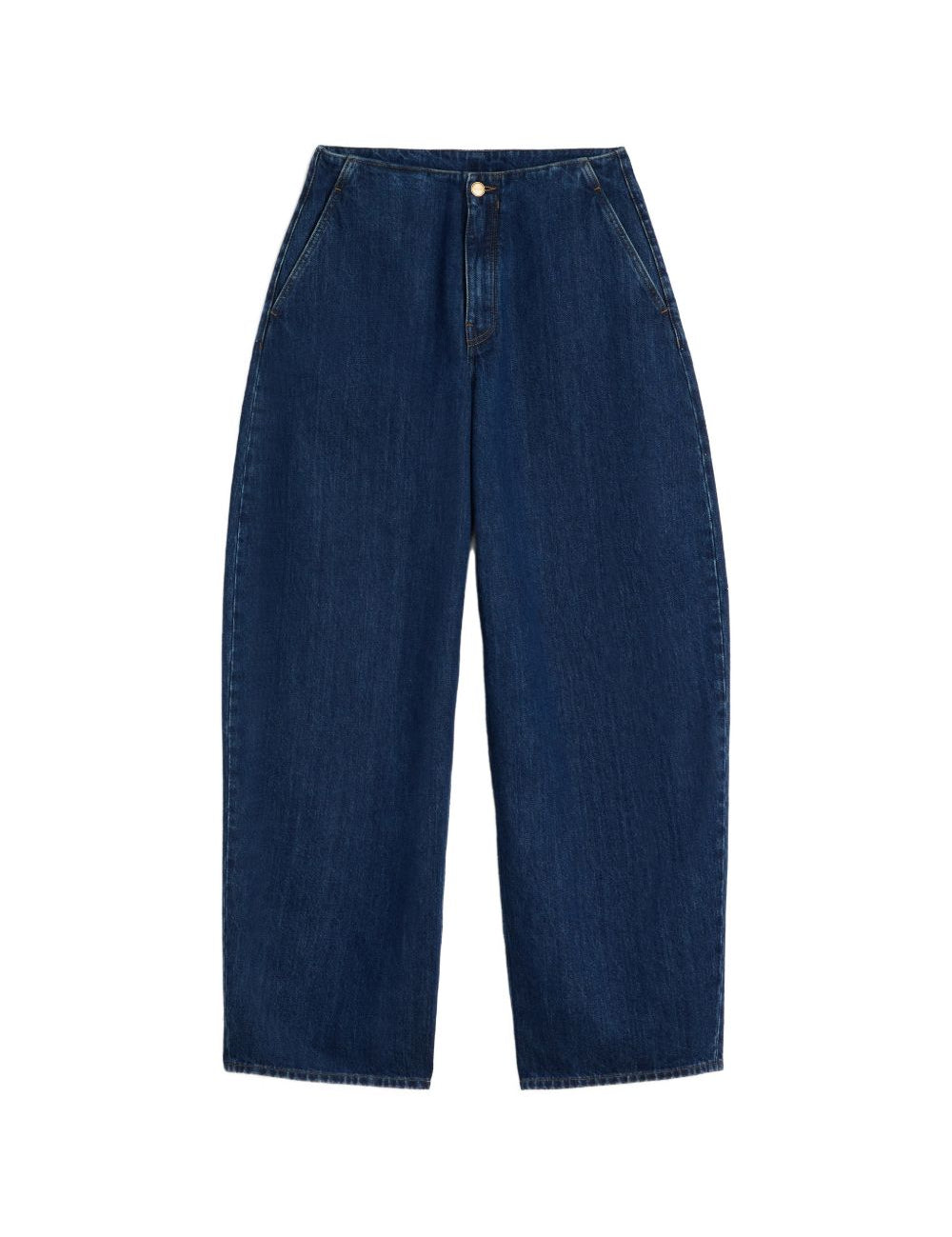 Jeans con gamba ampia n blu 