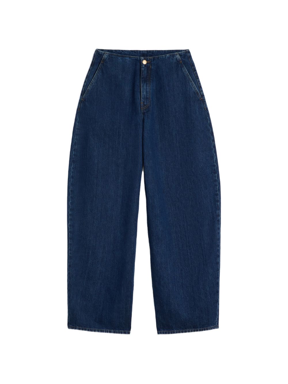 Jeans con gamba ampia n blu 