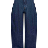 Jeans a gamba ampia n blu 