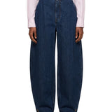 Jeans a gamba ampia n blu 