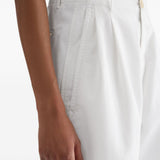 Pantaloni a gamba ampia in bianco 