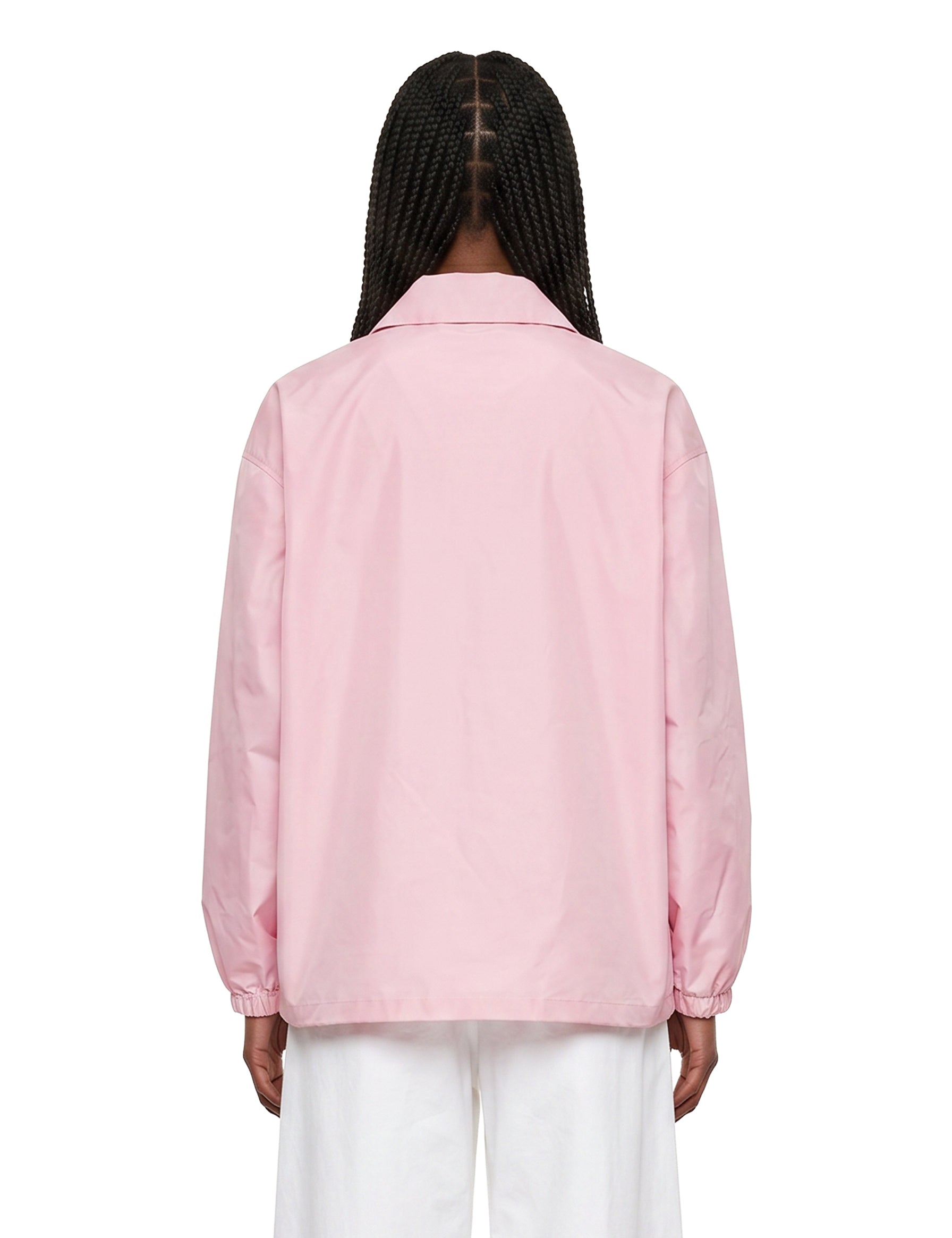Giacca con bottoni in rosa 