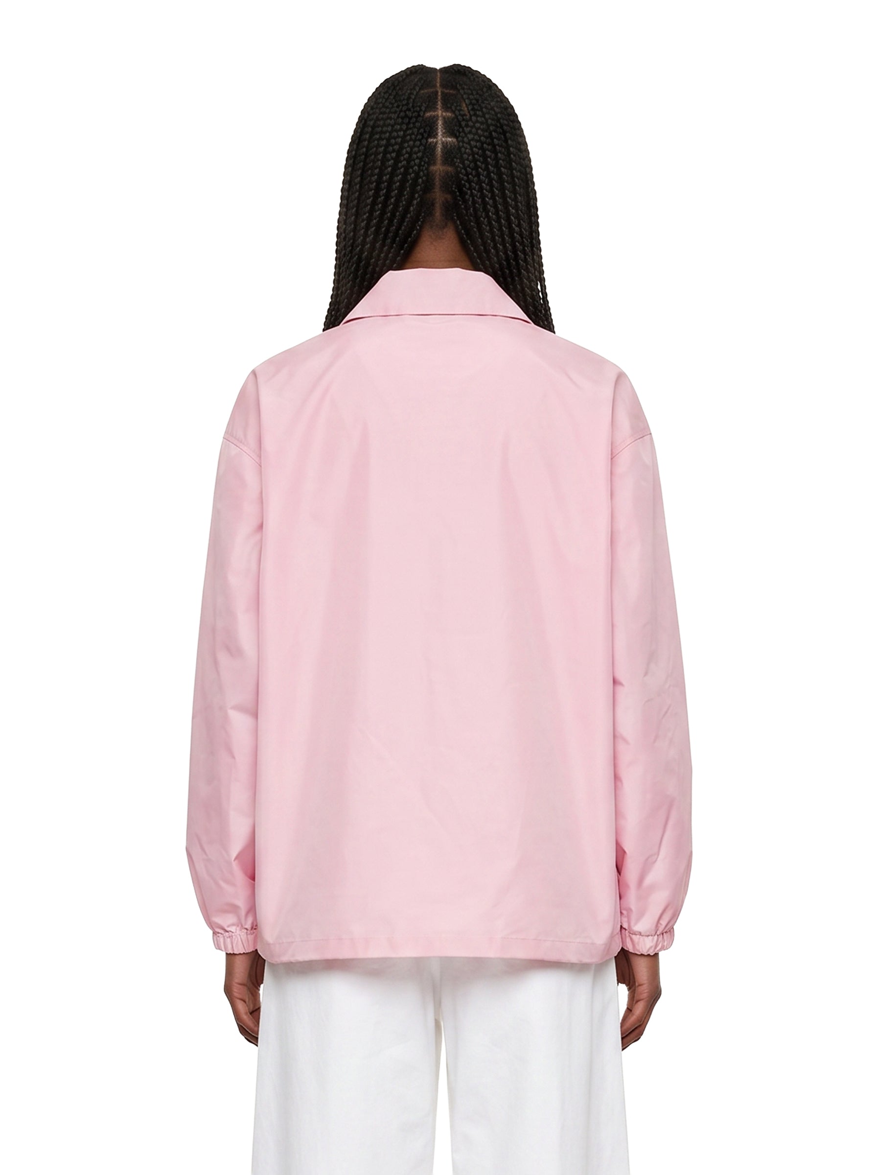 Giacca con bottoni in rosa 