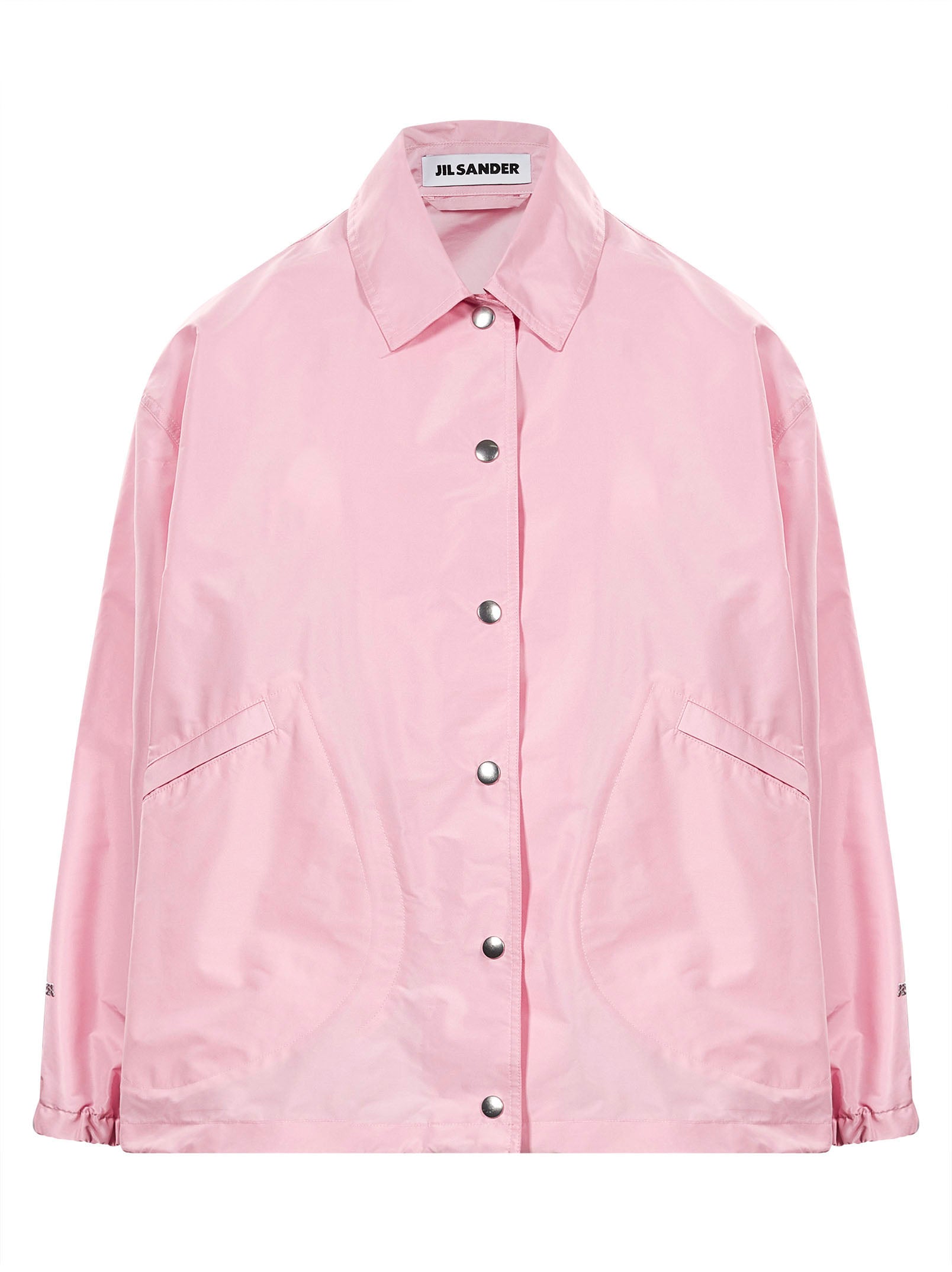 Giacca con bottoni in rosa 