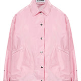 Giacca con bottoni in rosa 