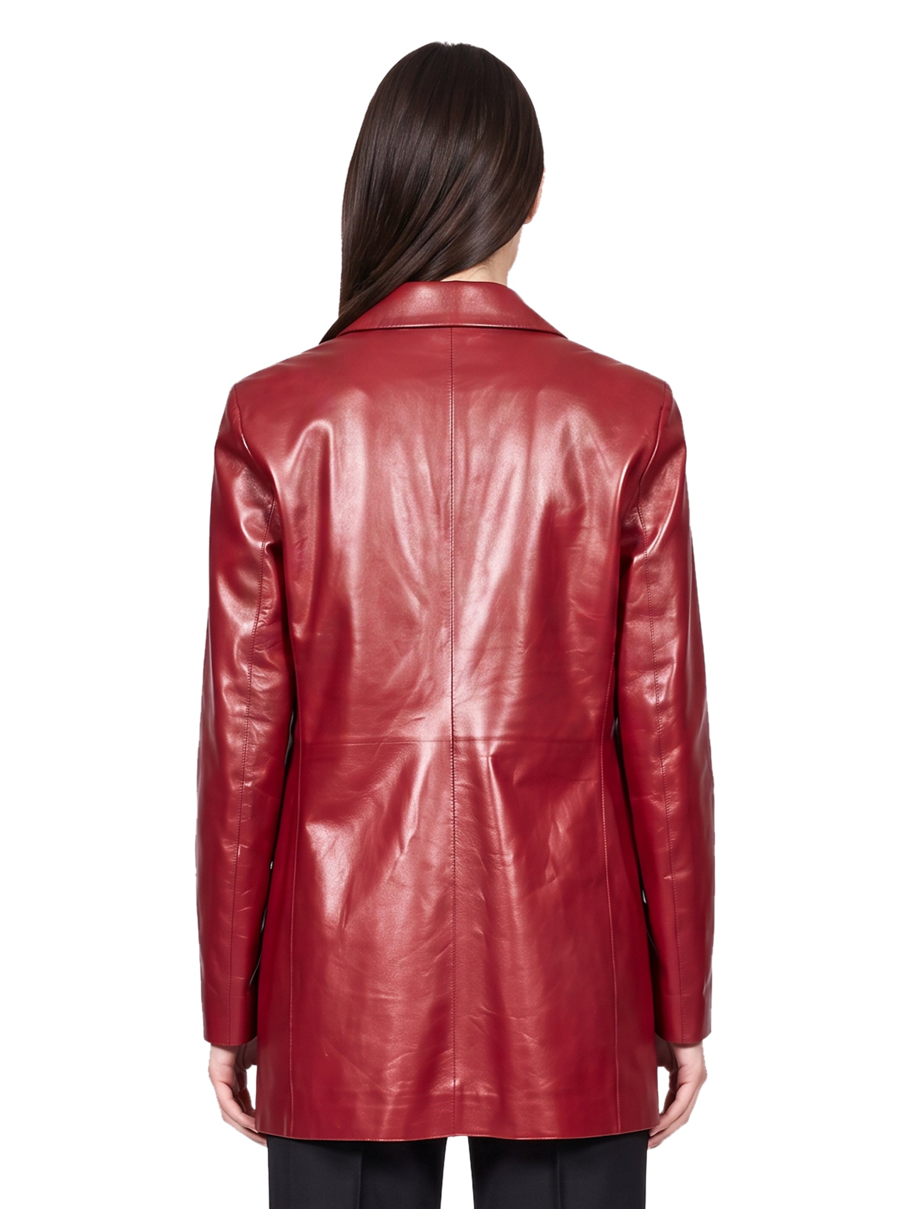 Blazer destrutturata in rosso 