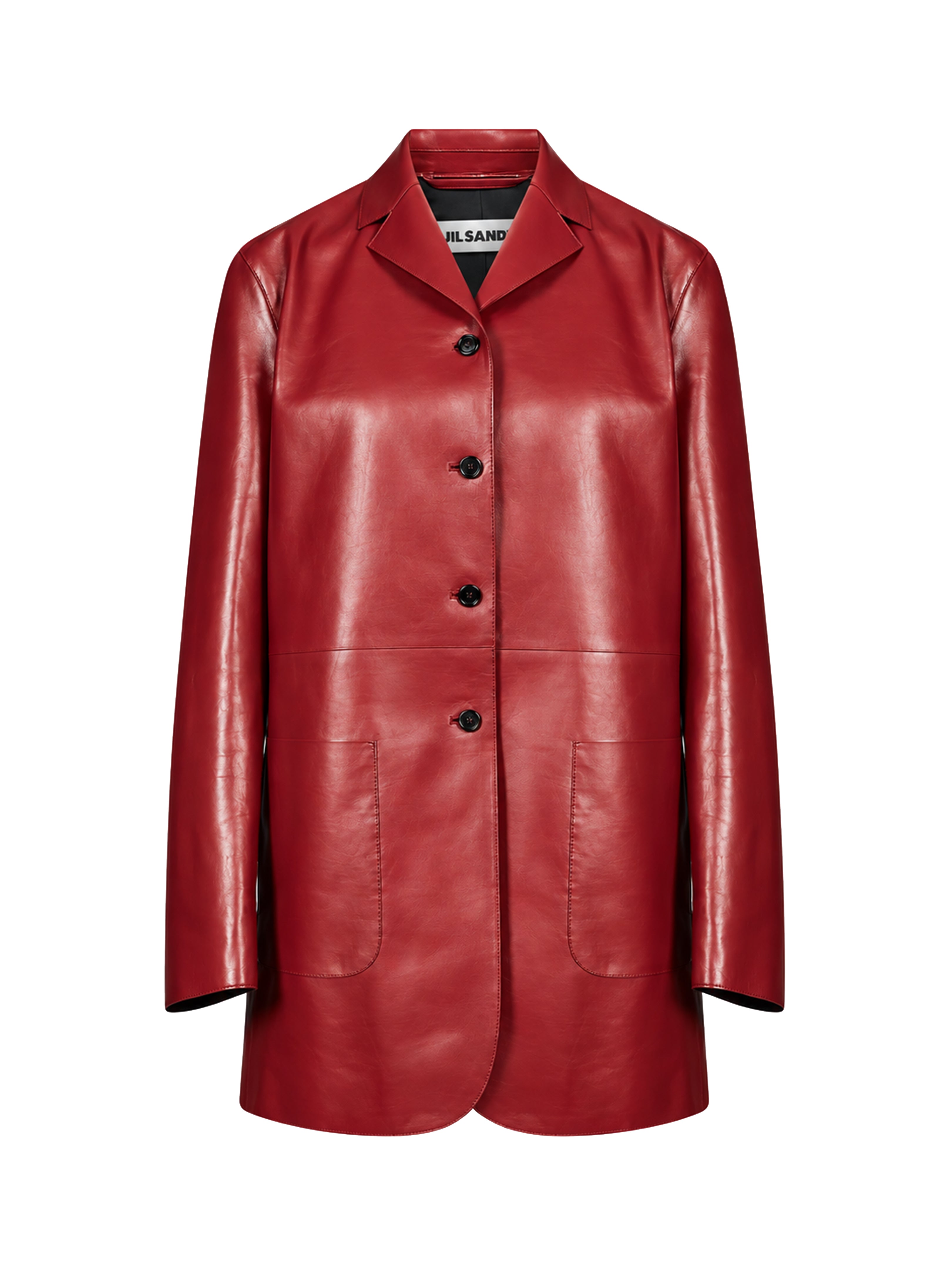 Blazer destrutturata in rosso 