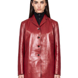 Blazer destrutturata in rosso 