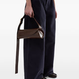 Borsa a spalla Cannolo in marrone 