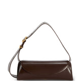 Borsa a spalla Cannolo in marrone 