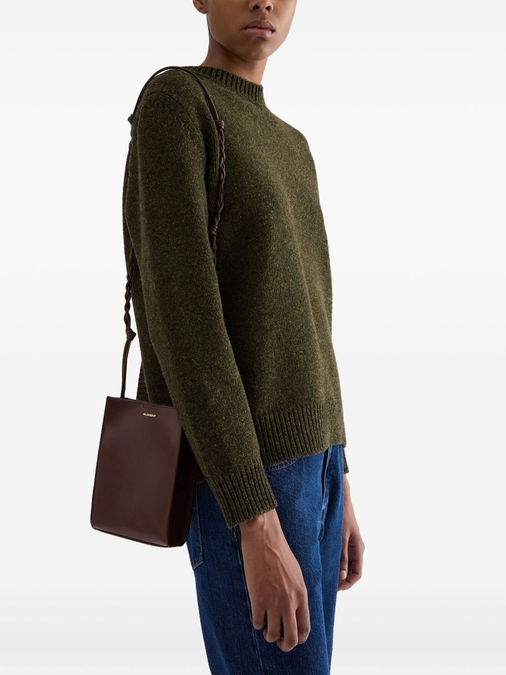 Borsa a spalla Tangle in marrone 