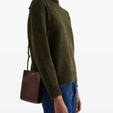 Borsa a spalla Tangle in marrone 