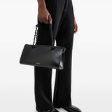 Borsa a mano Tangle Tent in pelle in nero 