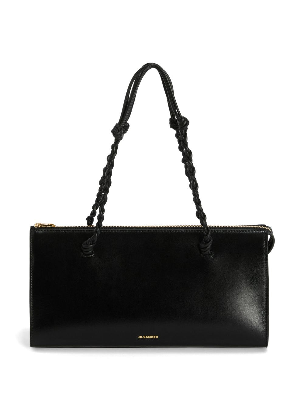 Borsa a mano Tangle Tent in pelle in nero 