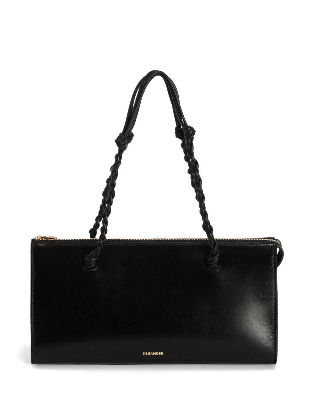 Borsa a mano Tangle Tent in pelle in nero 