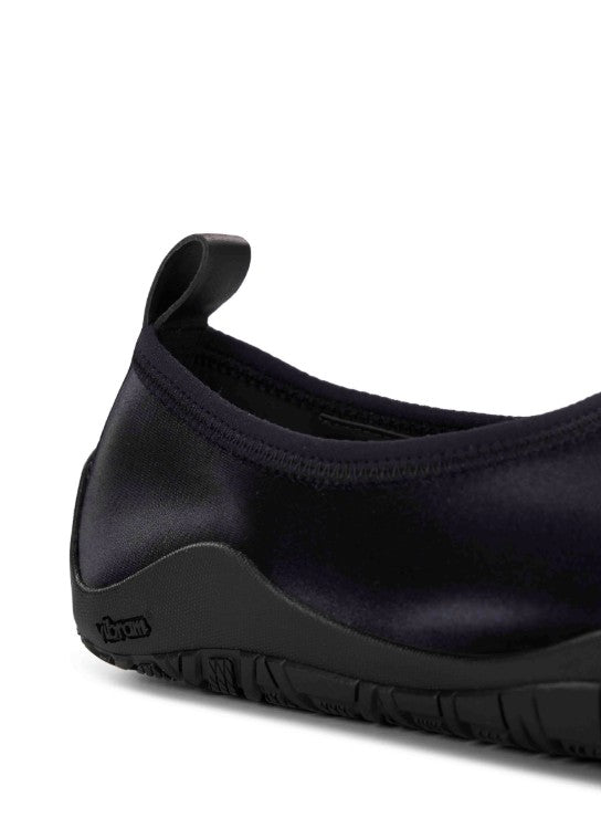 Sneakers satinati Elbe in nero 